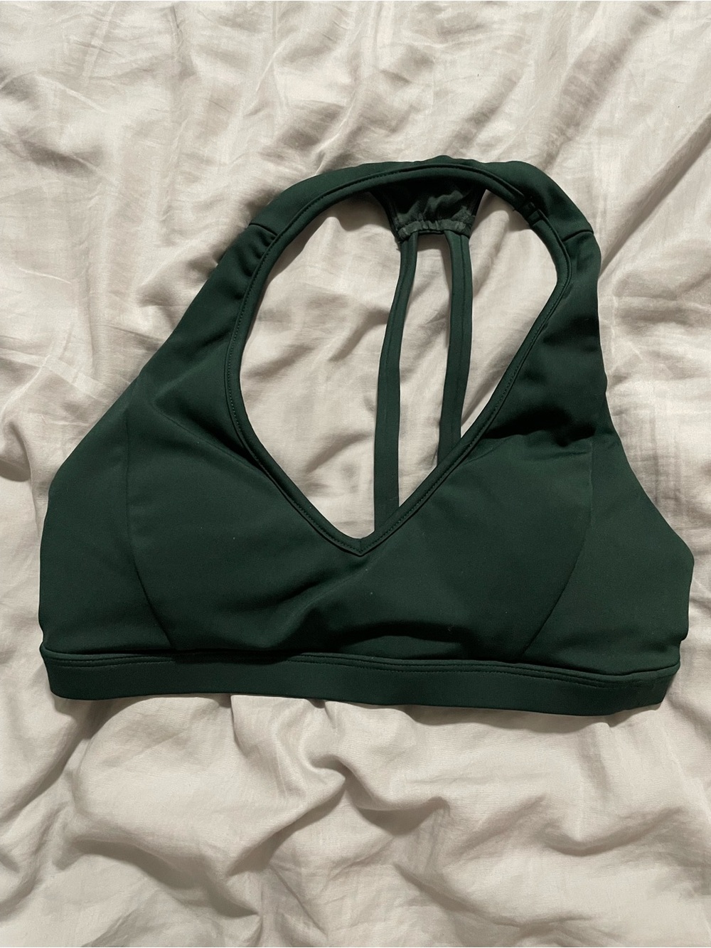 Buffbunny Dark Green Strappy Sports Bra